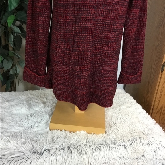 Style & Co red and black long sleeve sweater Large - Picture 12 of 13